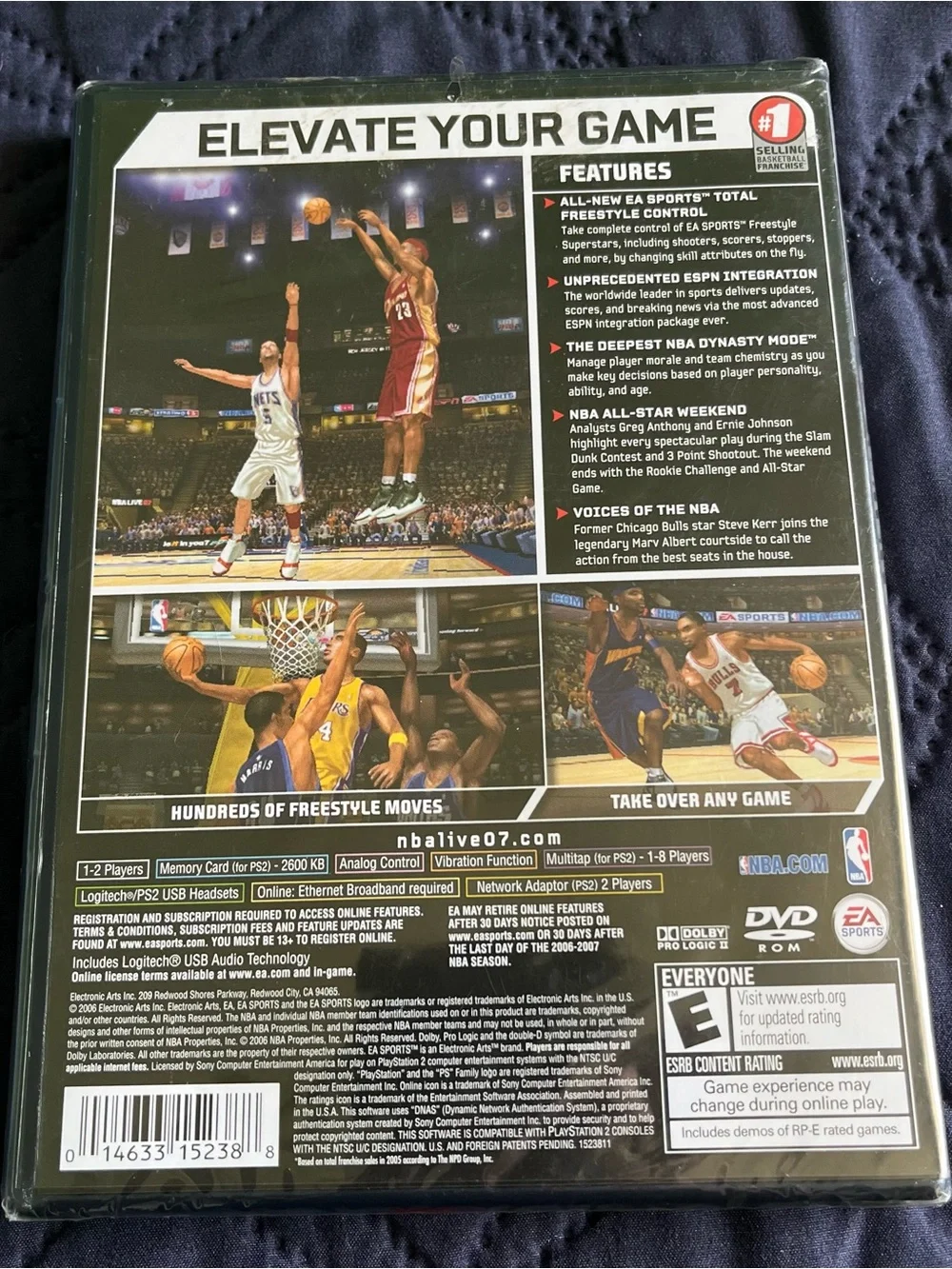 NBA Live 07 PlayStation 2 PS2 Brand New & Sealed